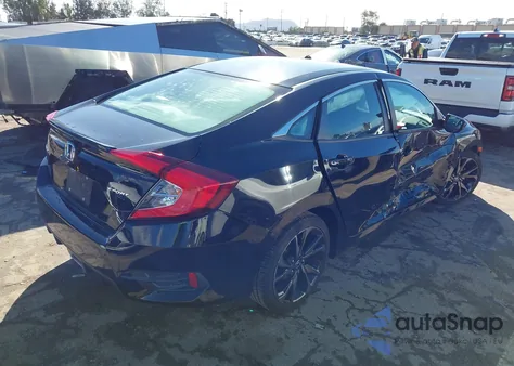 2020 Honda Civic Sport z USA, uszkodzony, nr VIN 19XFC2F89LE205676